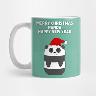 Merry christmas panda happy new year Mug